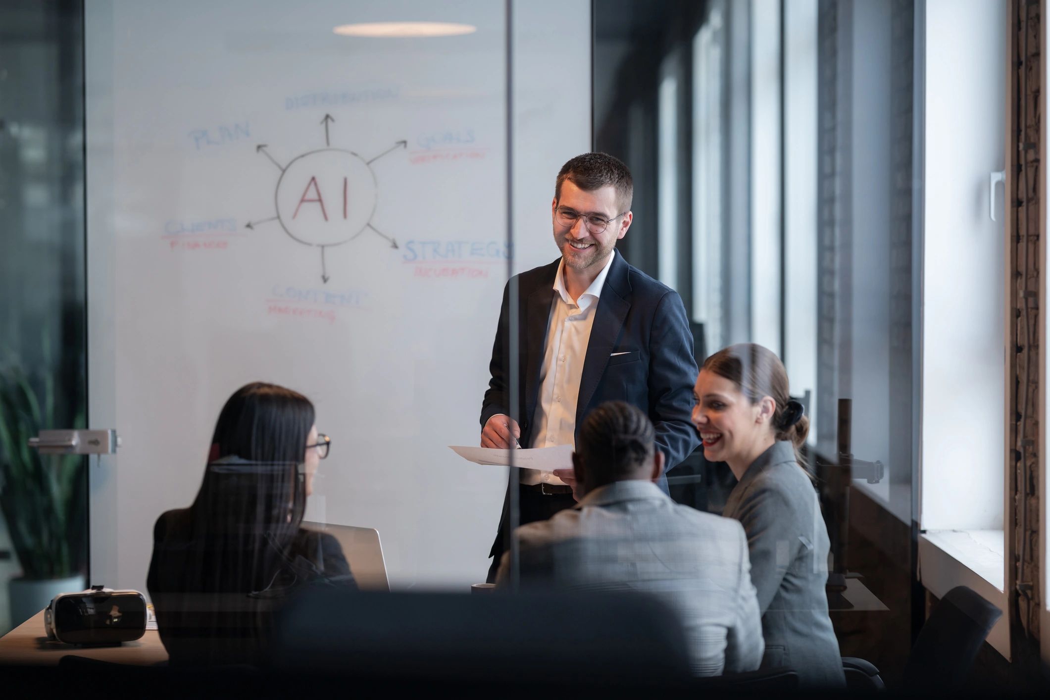 Strategic AI partnership consulting relationship
